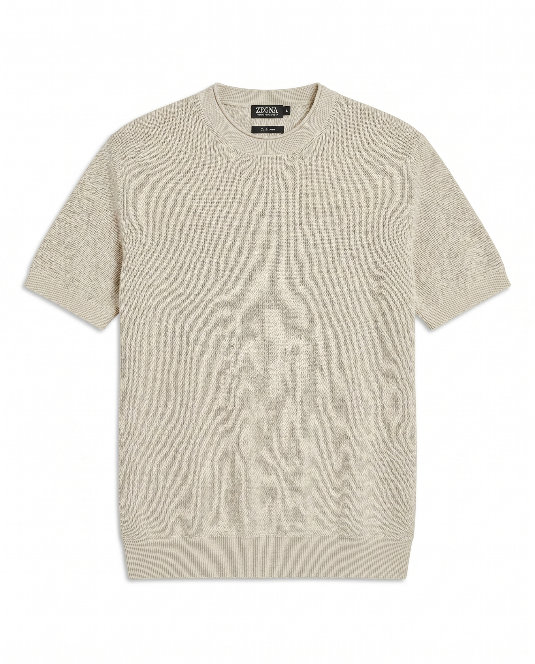 Zegna - Cashmere Crewneck Knit - Off-White
