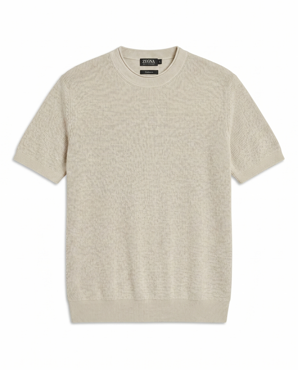 Zegna - Cashmere Crewneck Knit - Off-White