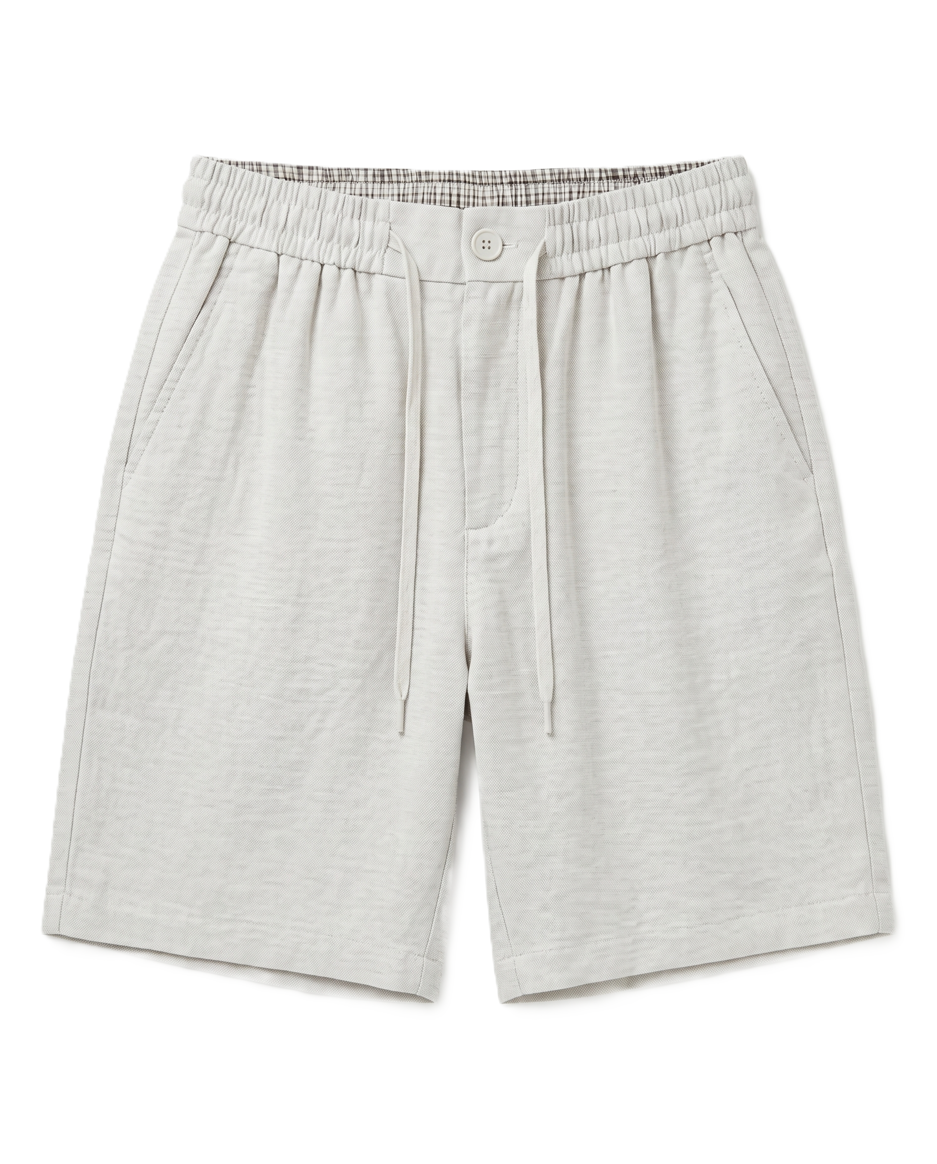 Zegna - Premium Linen Shorts - Stone Grey