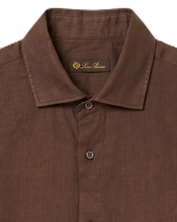 Loro Piana - Linen Shirt - Brown