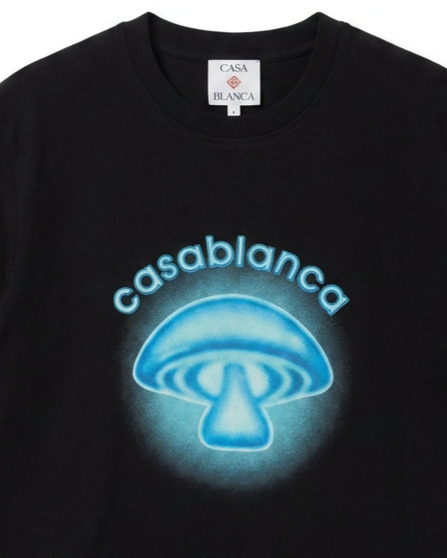 Casablanca - Black Mushroom Graphic T-Shirt