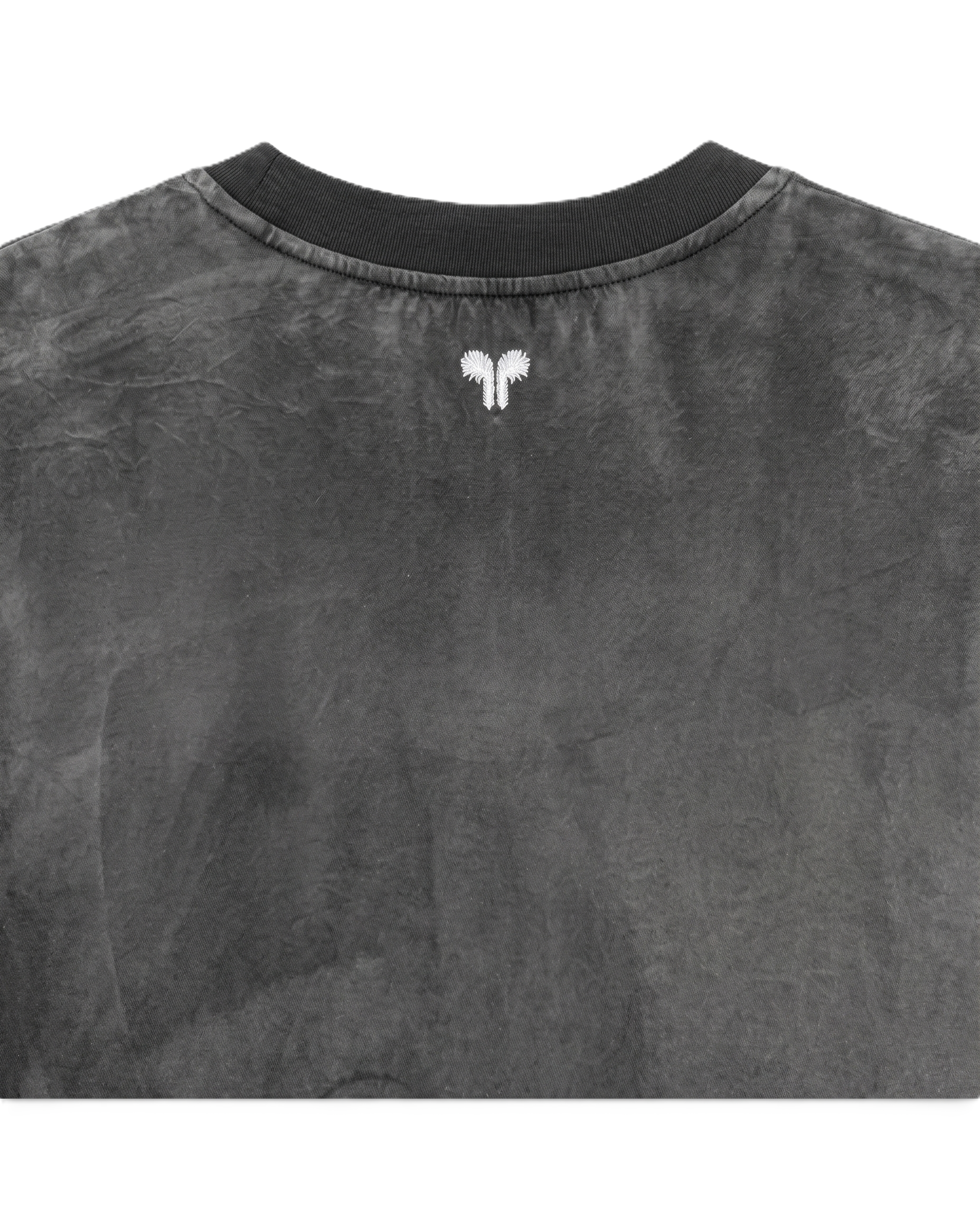 ZHE - Suede-Effect Relaxed Lounge Set - Charcoal Grey
