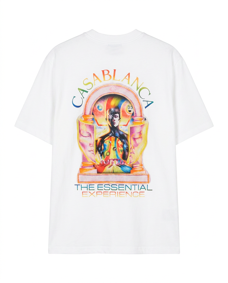 Casablanca - White "The Essential Experience" Graphic T-Shirt