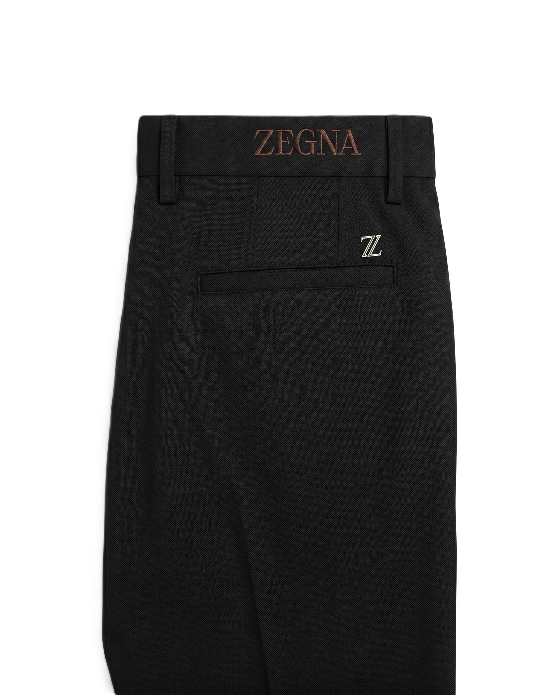 Zegna - Black Slim-Fit Trousers