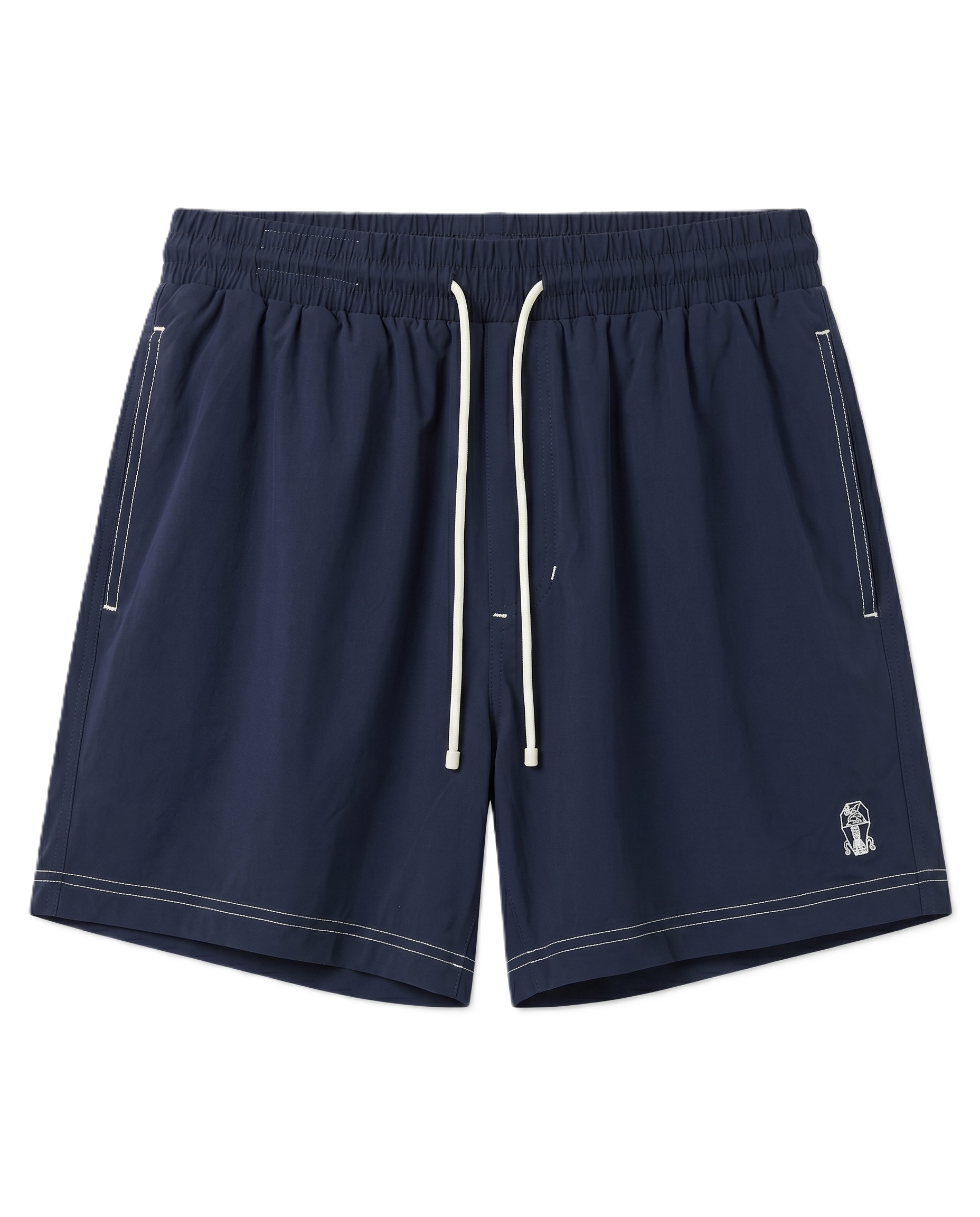 Brunello Cucinelli - Navy Blue Swim Shorts