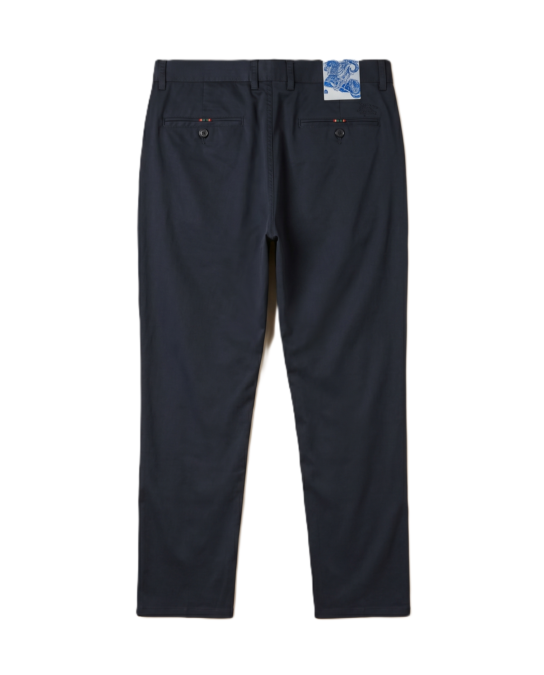 Burberry - Navy Cotton Trousers