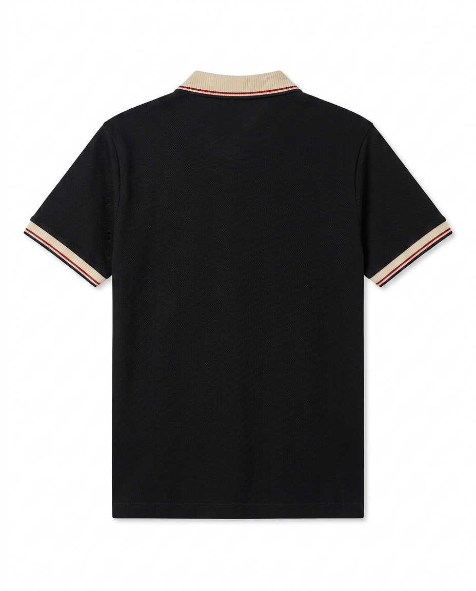 Moncler - Piqu? Knit Polo Shirt ? Black