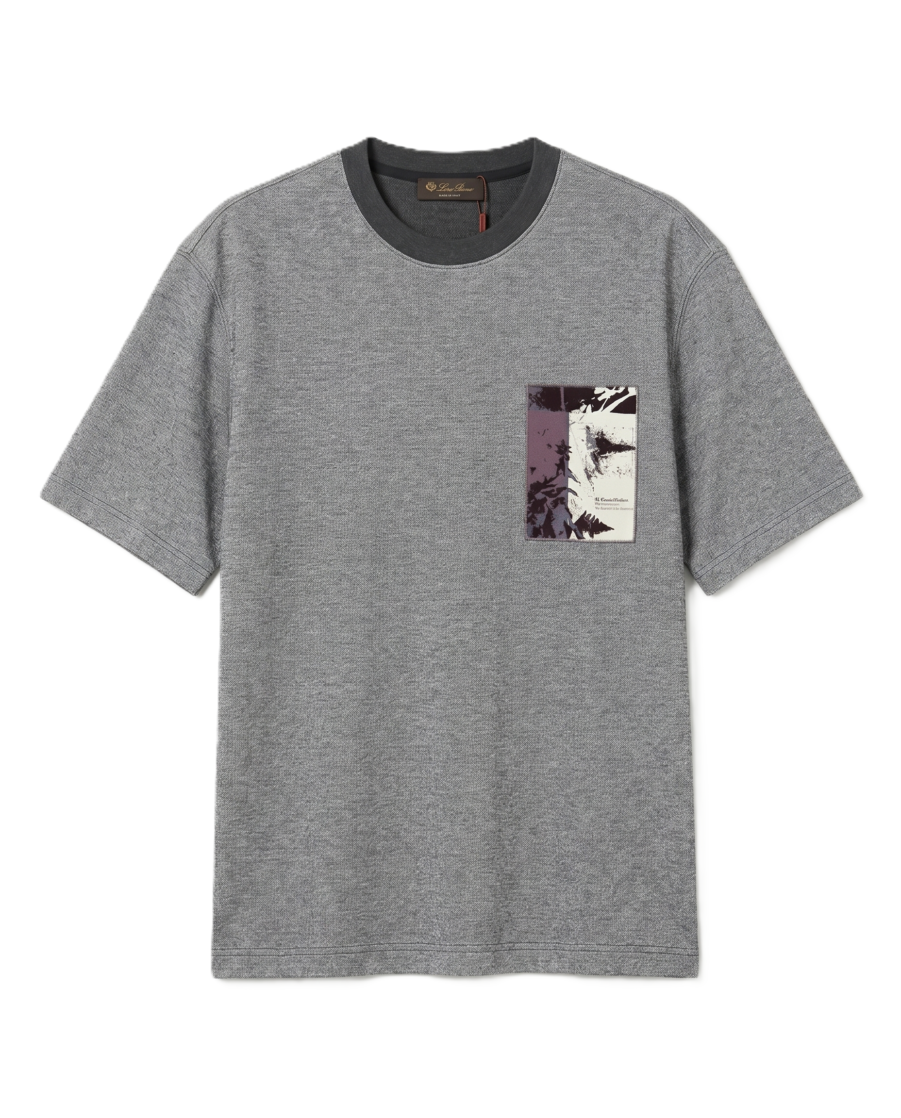 Loro Piana - "El Brutalismo" Graphic T-Shirt - Grey