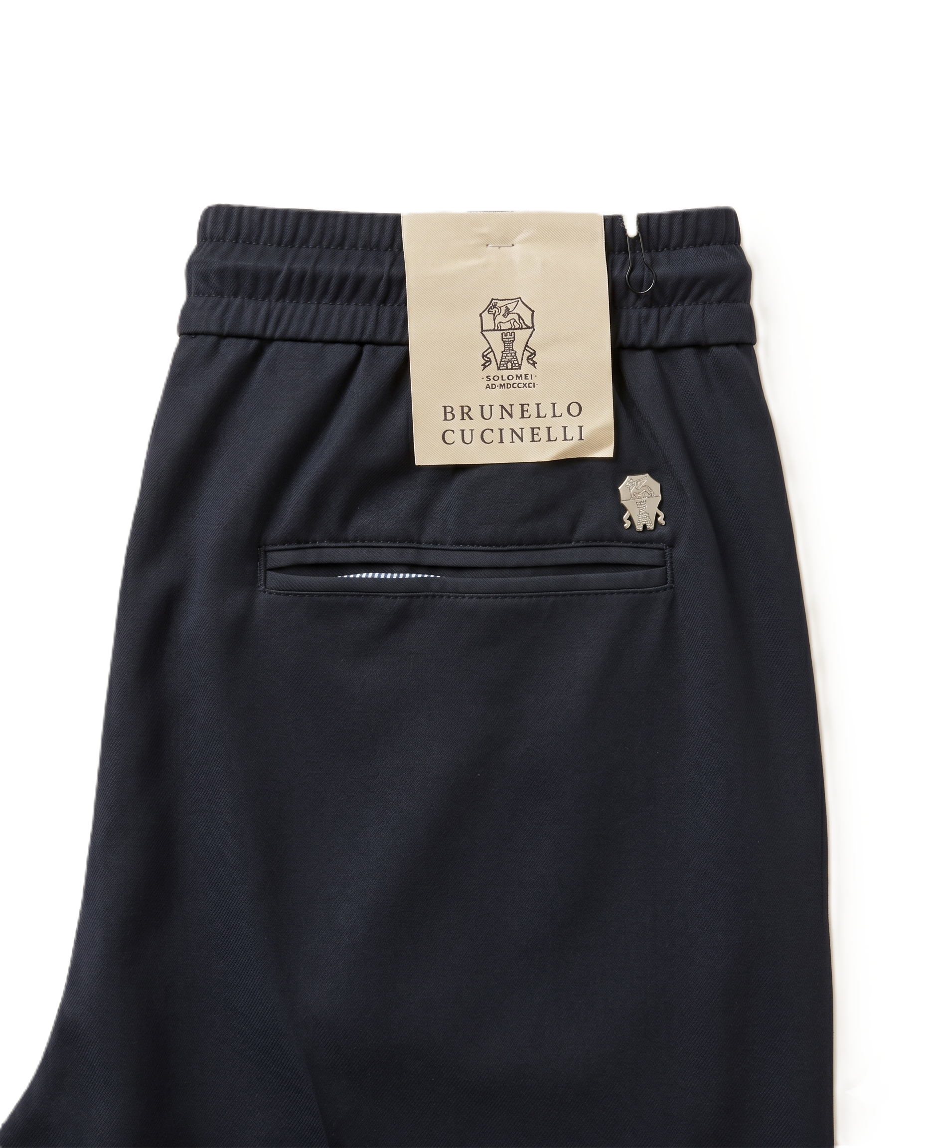 Brunello Cuccinelli - Drawstring Pants - Dark Navy