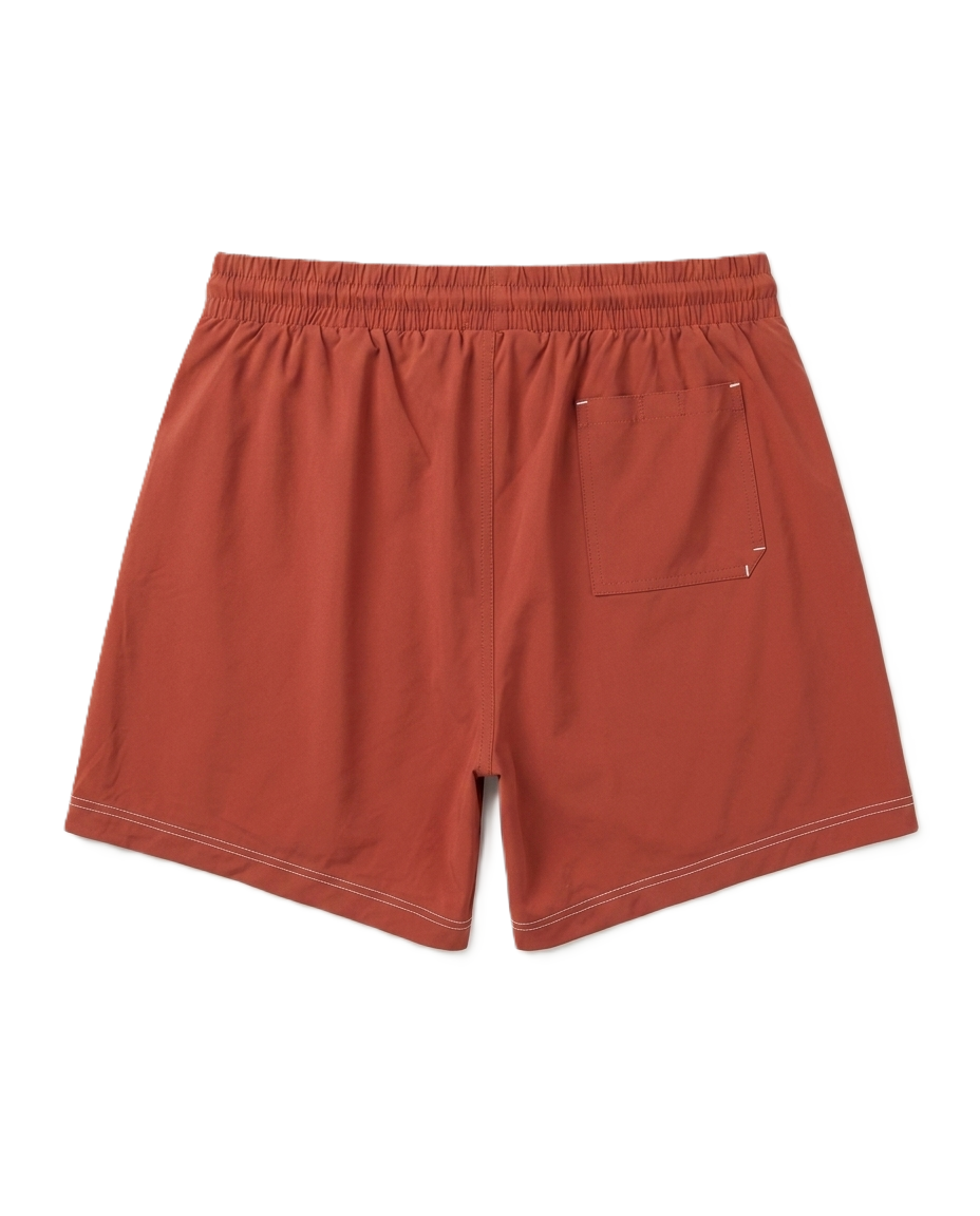 Brunello Cucinelli - Brick Red Swim Shorts