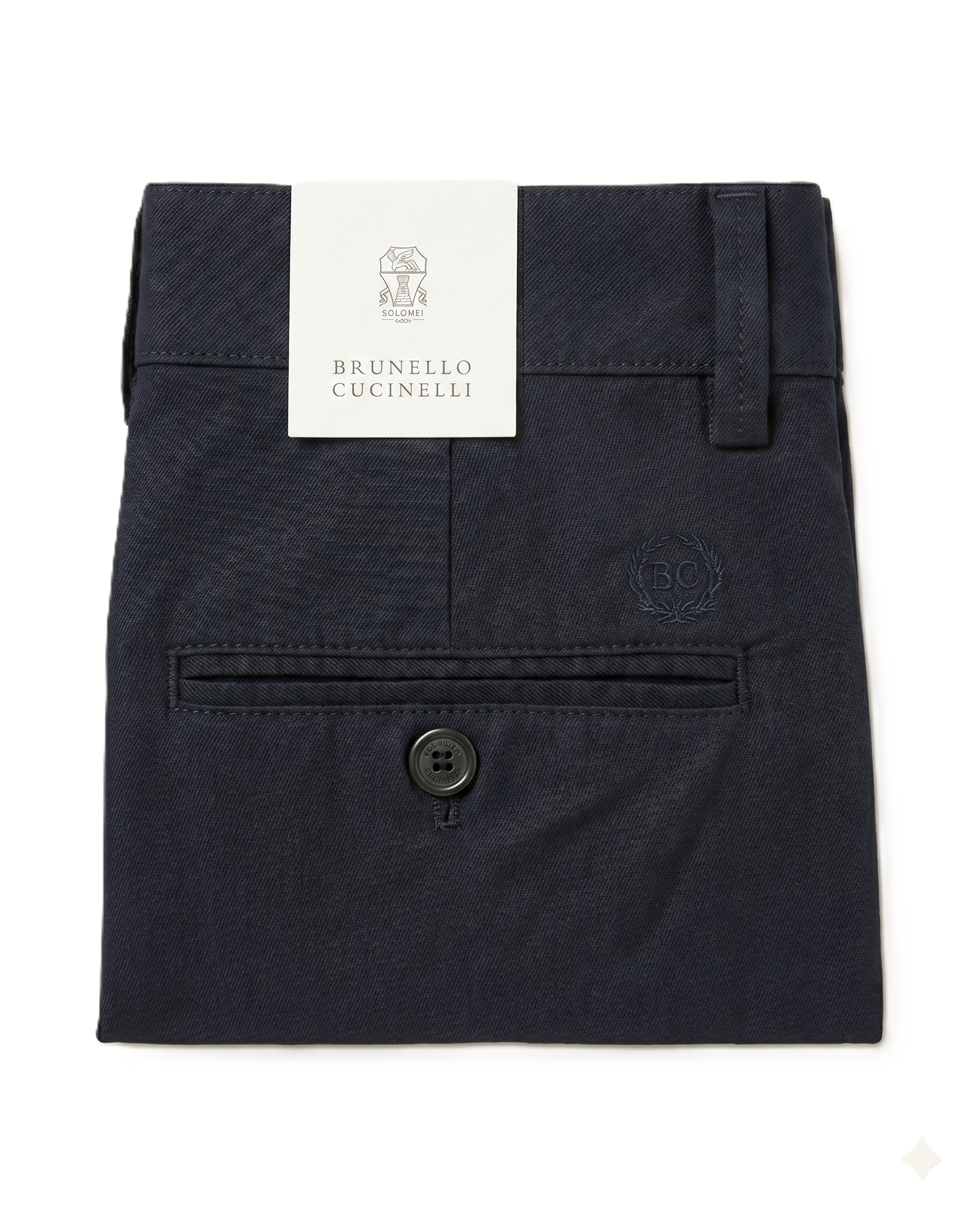 Brunello Cucinelli - Dark Navy Chino Trousers