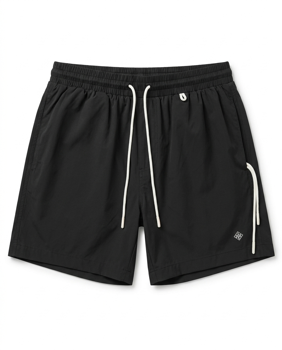 Black Swim Shorts - Loro Piana
