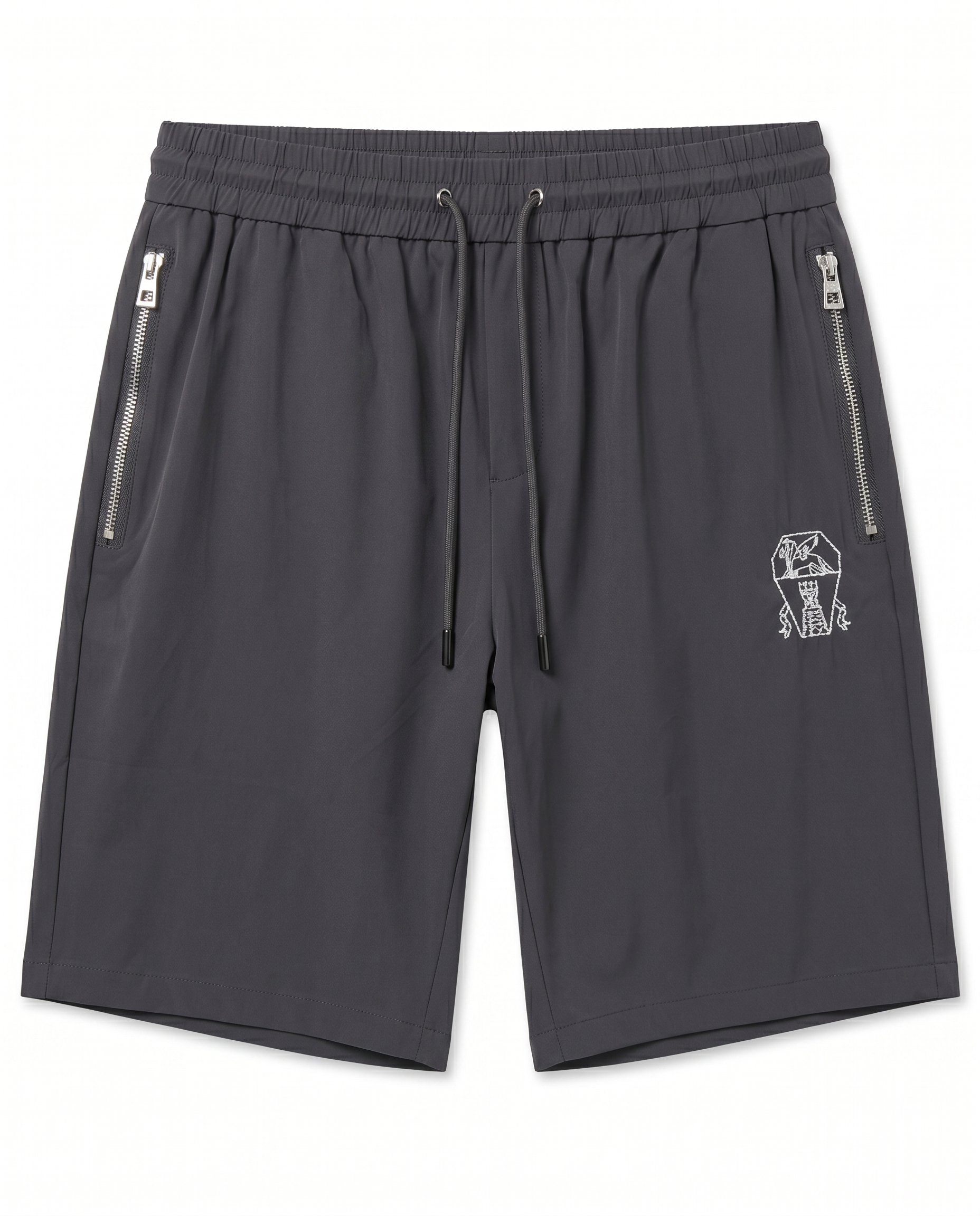 Lightweight Technical Shorts - Charcoal Grey - Brunello Cucinelli