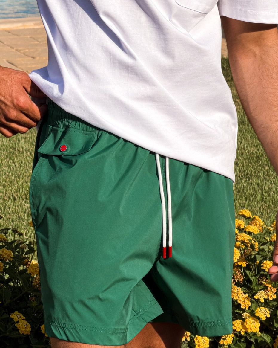 Kiton - Green Swim Shorts