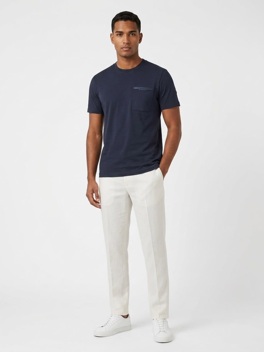 Moncler - Pocket T-Shirt - Navy