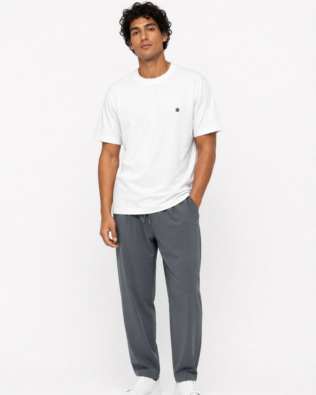 Loewe - Silver Logo T-Shirt - White