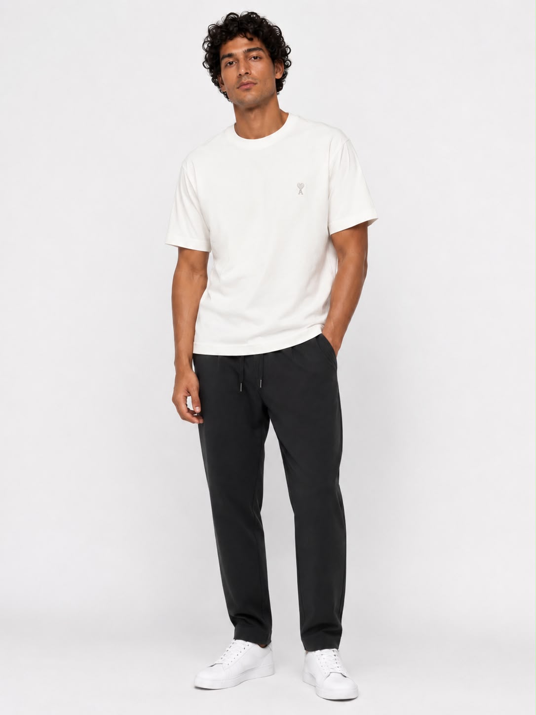Ami - Cotton T-Shirt - White
