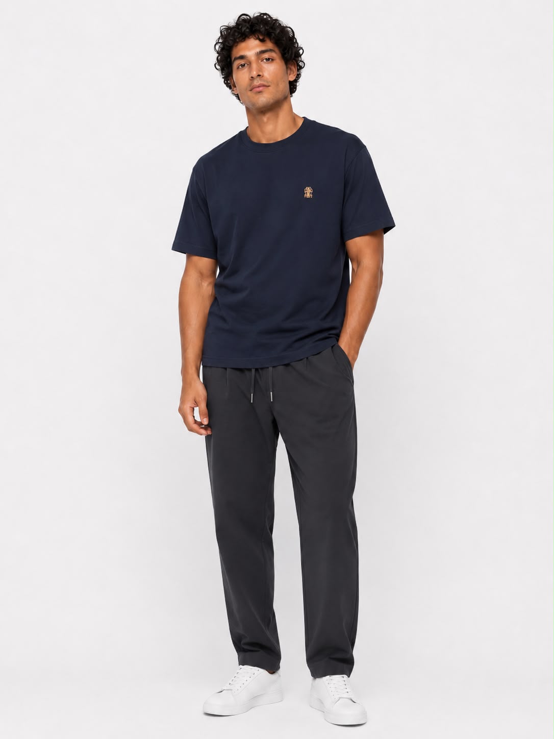 Brunello Cucinelli - Crest T-Shirt - Navy