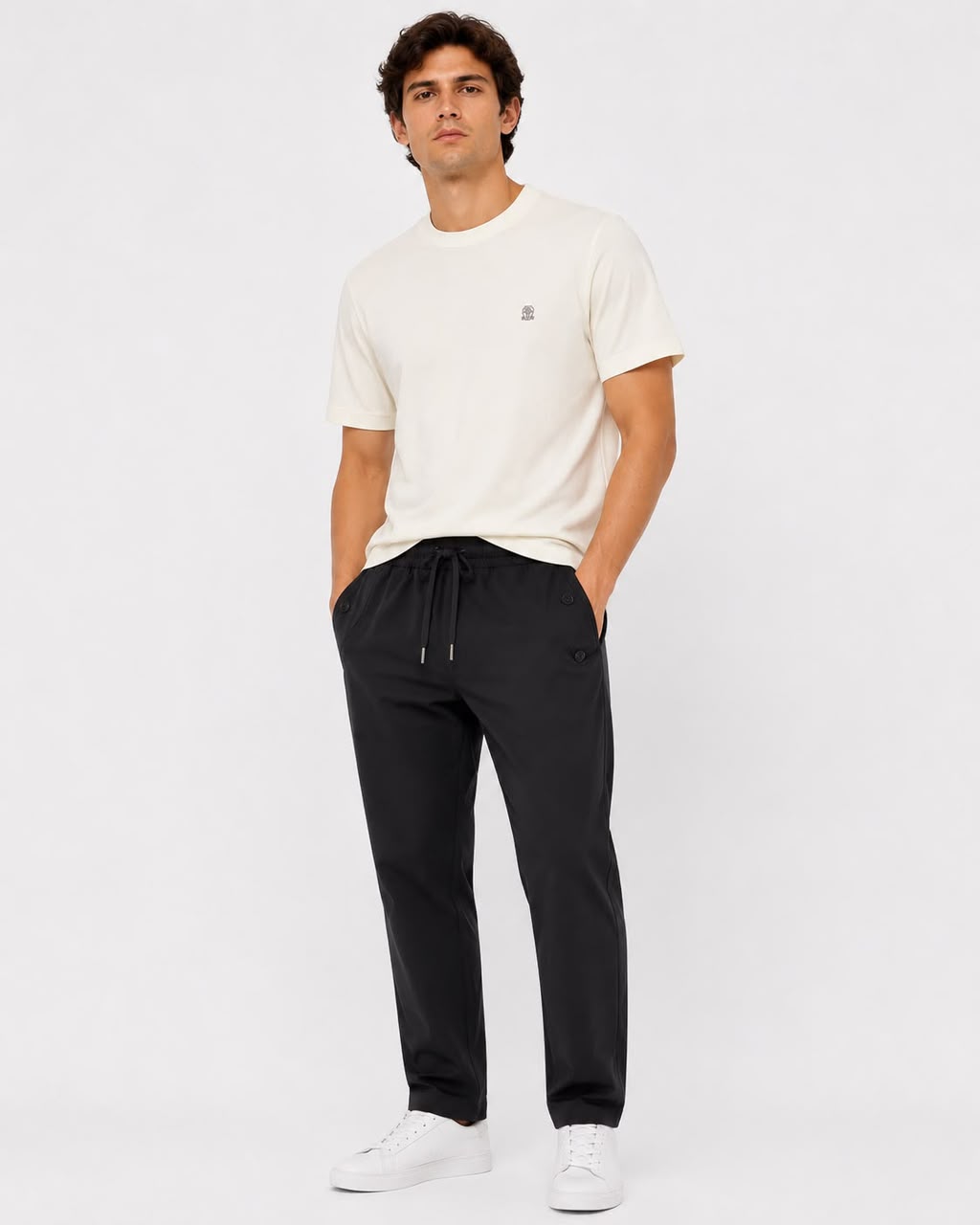 Brunello Cucinelli - Crest T-Shirt - White