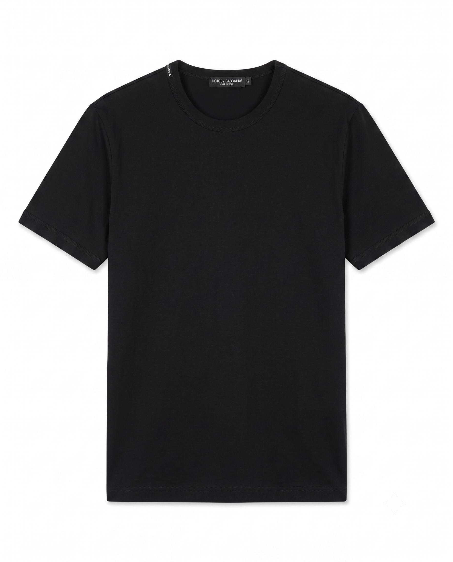 Dolce & Gabbana - Cotton Crewneck T-shirt - Black