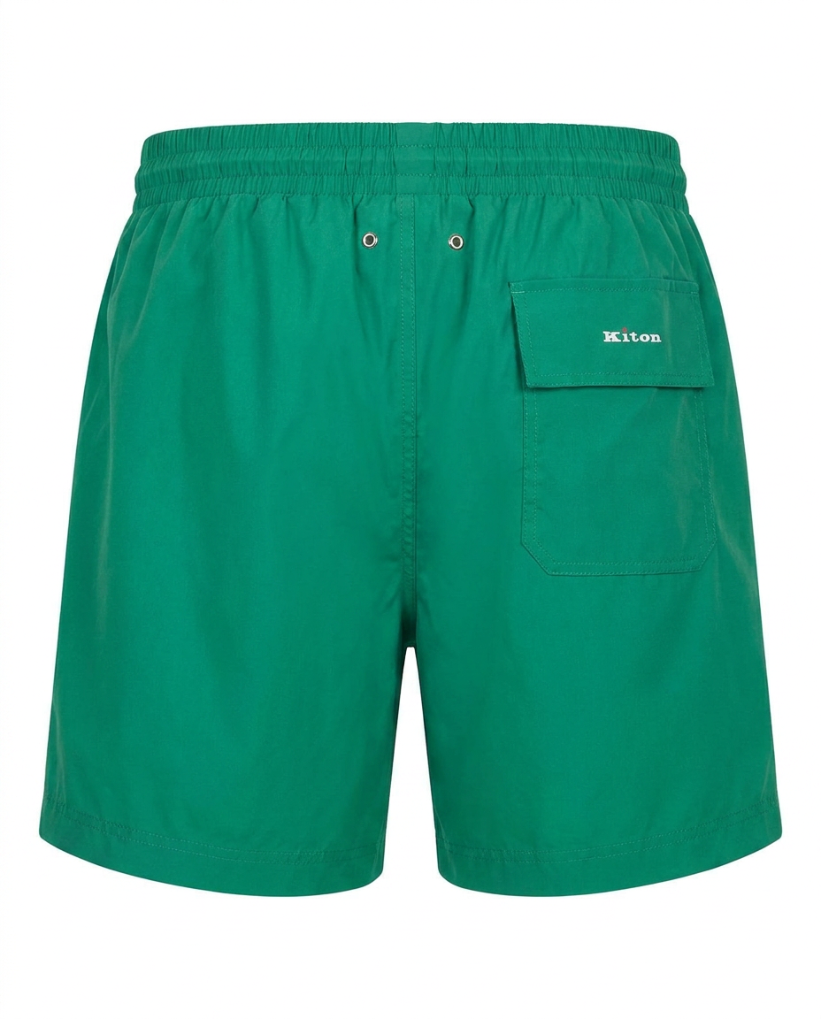 Green Swim Shorts - Kiton