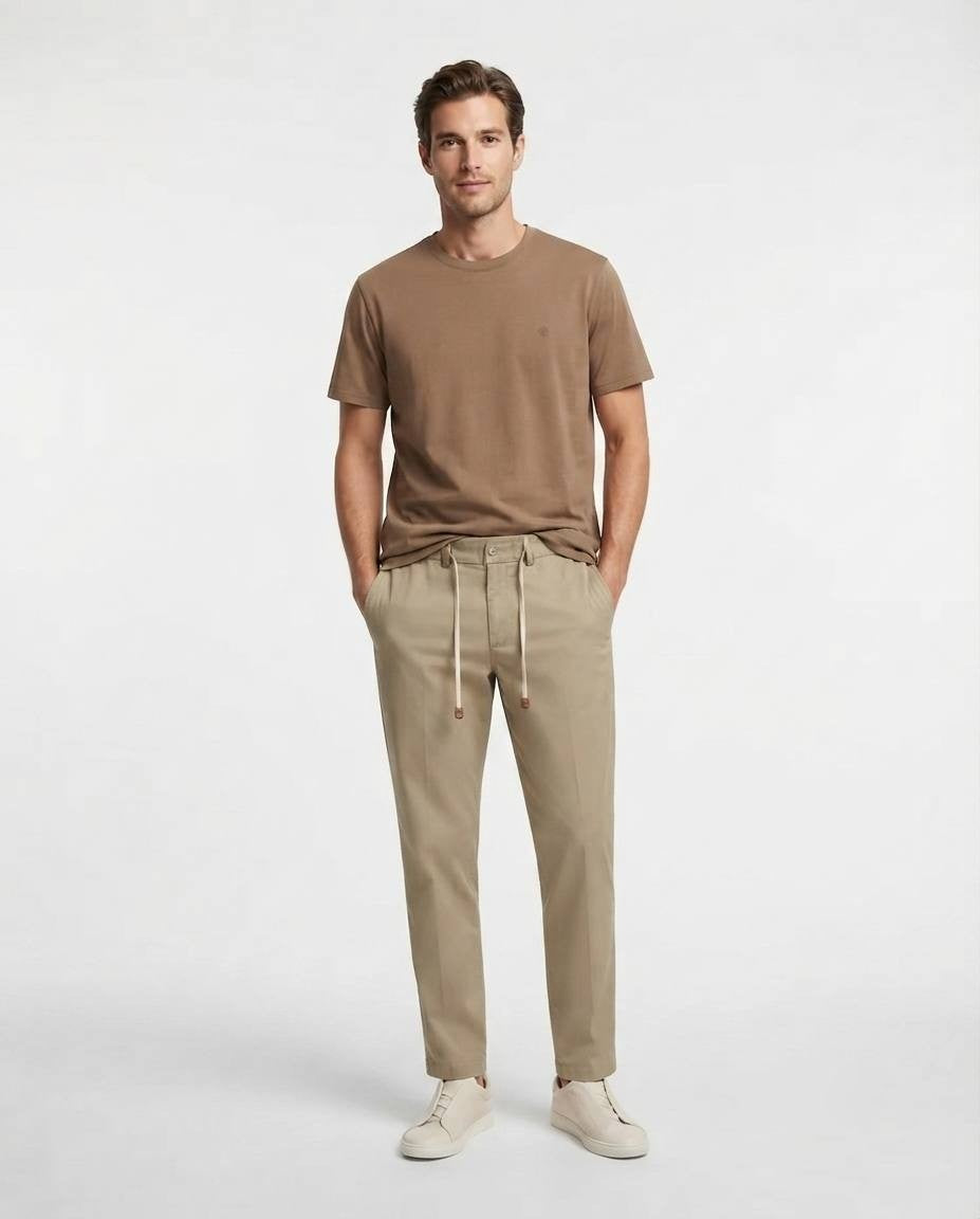 Loro Piana - Crewneck T-Shirt - Brown
